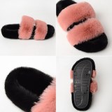 Faux Fur Slides Women Furry Slippers