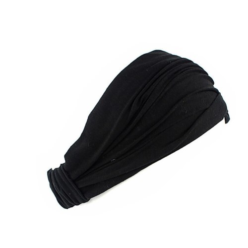 Women Hairband Soft Wide Elastic Stretch Turban Bonnets