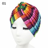 Women Hat Printing Chemo Hat Muslim Scarf Stretch Turban Bonnets