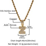 Letters Small Name Necklaces&Pendant QK-106778