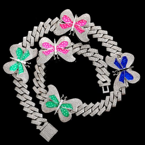 Butterfly Shape Wedding Necklaces QK-900819