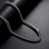 Stainless Steel Franco Link Chain Chokers Necklaces QK-204152