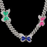 Butterfly Shape Wedding Necklaces QK-900819