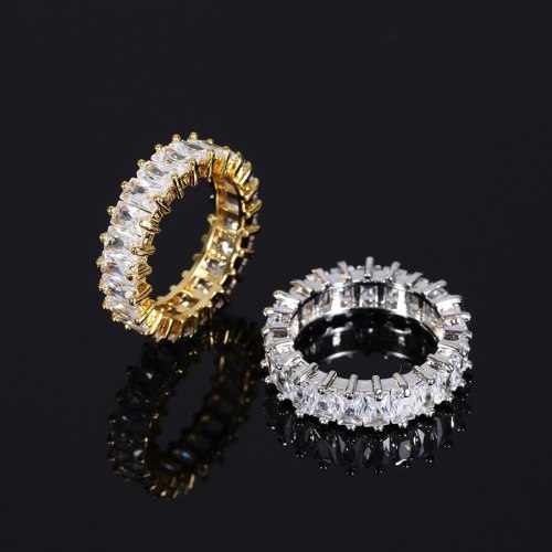Sparkling AAA Cubic Zircon Engagement Finger Rings QK-500314
