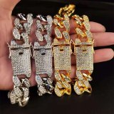 Men Hip Hop Iced Out Bling Chain Necklaces GF01425