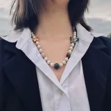 Handmade Punk Hip Hop Butterfly Planet Pearl Beads Necklaces LLD-48697