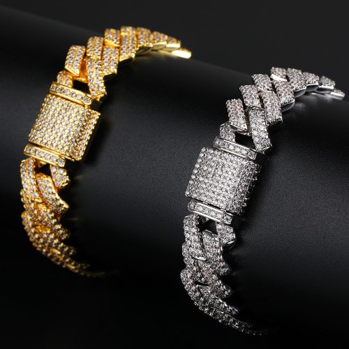 Hip Hop Full Men Eye Bracelet Bracelets QK-303748