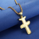 Hip Hop Iced Cubic Zircon Plated Gold Silver Color Pendant &Necklaces N0318596