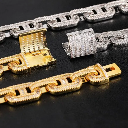Super Big Hip Hop Bling Pig Nose Necklaces QK-204859