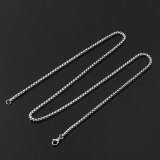 Stainless Steel /Gold /Black Color Chain Necklaces QK-800314