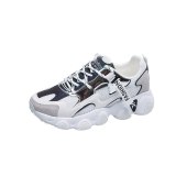 BFL700504  Women Chunky Sneakers Platform Lace Up Shoes