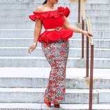 Lady Long Short Sleeve Young Slim Shinny Sexy Dress Dresses SC200718
