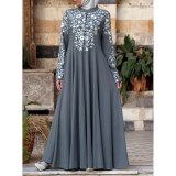 Fashion Stand-Up Print Dress Dresses SC1491102