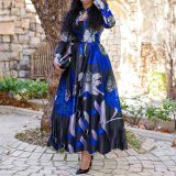 New Print Women Long Dress Dresses SC201728