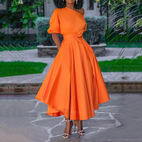 Vintage Women Elegant Evening Party Casual Ofiice Lady Slim Dresses sc000718