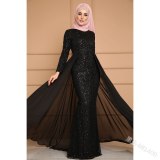 Women Fake Two Pieces Muslim Dress Dresses SC1409110