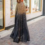 Sexy Cloak Sparkling Sequins Women's Gold Banquet Dresses sc852738