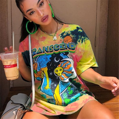 BLD9905162  Summer Hot Style Round Neck Short-Sleeve T-Shirt Tops ZTD-S-04556