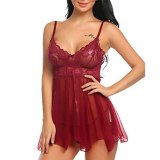 Women Sexy Transparent Babydoll Lingerie Dresses Underwear 116374