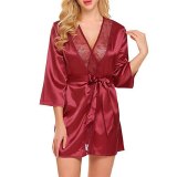 Women Sexy Lace Lingerie Nightwear Charming Night Dresses 181728