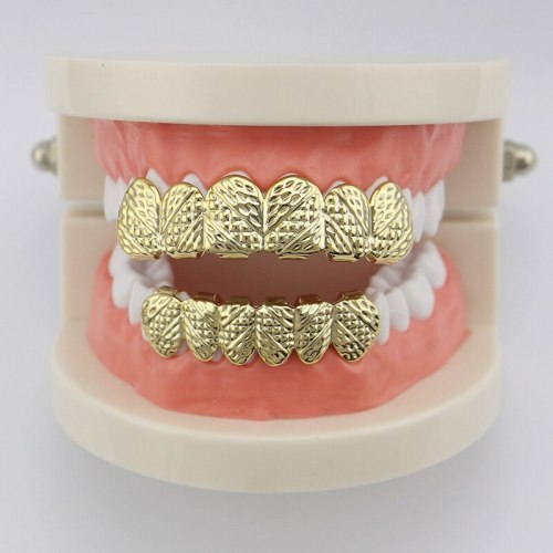Hip Hop Rapper Gold Silver Plated Teeth Grills XHYT100617