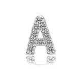 Small A-Z Pendientes Letter Crystal Earrings 190500112