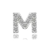 Small A-Z Pendientes Letter Crystal Earrings 190500112