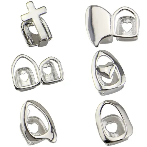Single Braces Dental Halloween Pendant With Chains XHYT106071