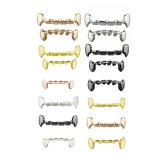 Gold Braces Tiger Teeth Braces Teech Grills XHYT100819