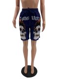 Summer Popolar Print Women Hip Hop Shorts QS502738