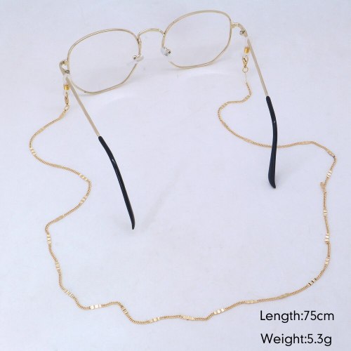 Men Women Mask Lanyard Gold Silver Sunglasses Strap Cord Necklaces LA013849