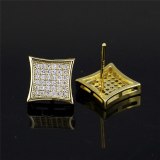 Fashion Punk Style Hip Hop Iced Out Men Earrings WGEH-100112