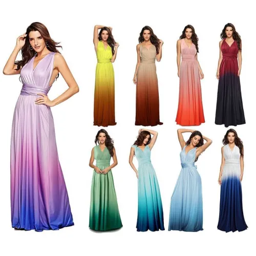 Cross-Border Hot Style Cross Wear Backless Dresses LQ512536