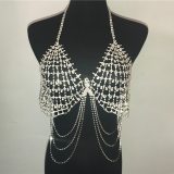 Sexy Hollow Out Full Rhinestone Beach Chest Chains ZJ012334