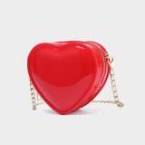Free Shipping Heart Shape Colorful PVC One Shoulder Bags JX905061