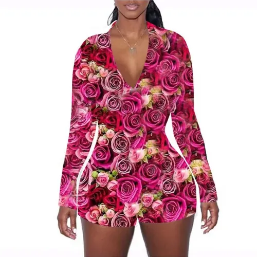 Adult Valentine's Day Printing Home Pajamas 99991010