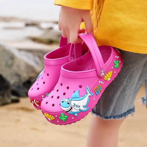 Fashion Boy Girl Beach Slippers Children Sandals Summer Cartoon Kids Slides 77889