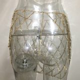 Silver Mesh Crystal Women Rhinestone Hollow Out Skirts ZJ0149510