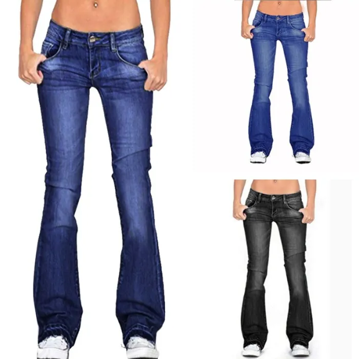 Spring Low Waist Tight Women's Horn Jeans Pant Pants 9049510