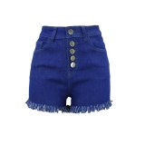 Summer Tassel Denim High Waist Women Jeans Shorts DK00213