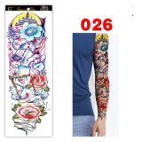 Rose Cross Dragon Waterproof Temporary Tattoo Stickers QB-1-4051