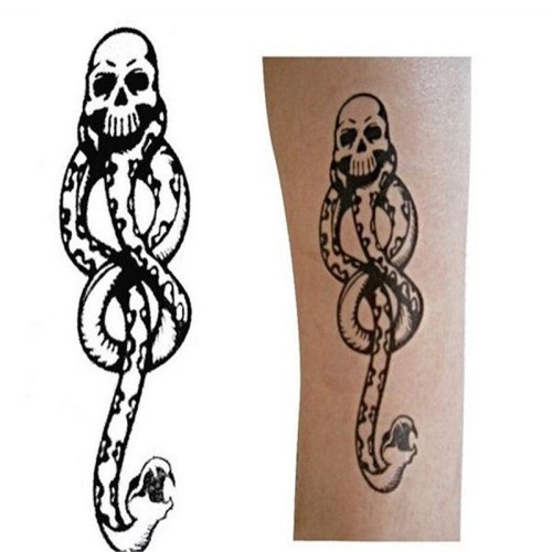 Dark Mark Make Up Tattoos Stickers BX