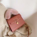 Cross Shoulder Messenger Plush Handbags 41-155061