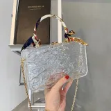 Trendy Women Clear Acrylic Handbags 191-8895667