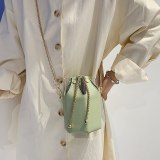 Women Hot Sale Bucket PU Leather Shoulder Handbags 6-102536