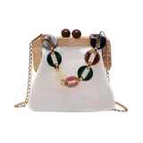 Fashion Wooden Clip Shoulder Female Messenger Bags 5090101