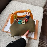 Vintage Matte PU Leather Women's Designer Handbags 194-202536