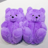 Fashion Warm Teddy Bear Slippers Slipper