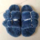 Fashion Fur Slippers High Quality Mink Fur Slides Slippers