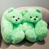 Fashion Warm Teddy Bear Slippers Slipper